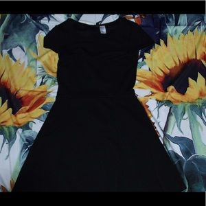 Black skater dress
